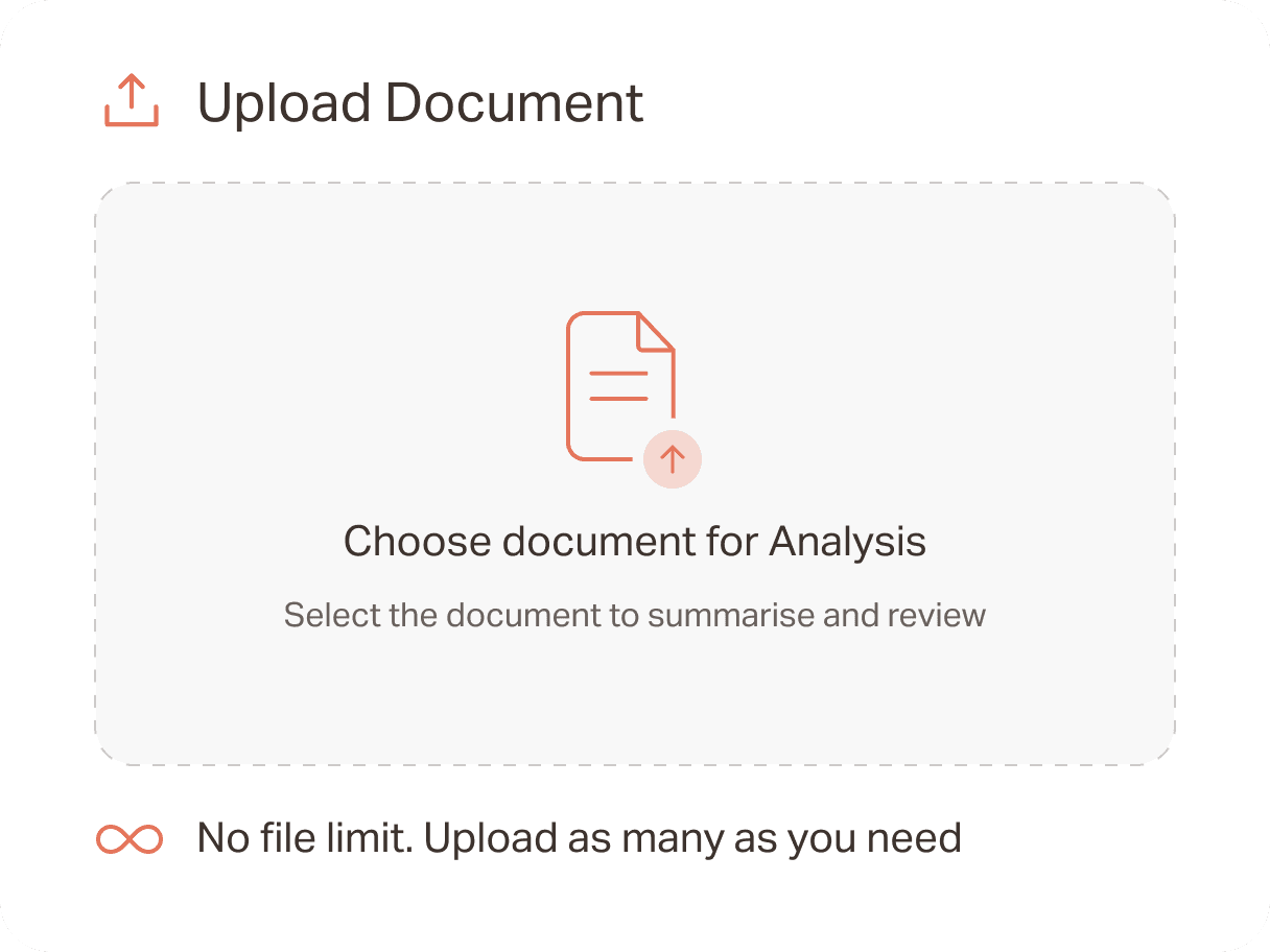 Upload Any Document
