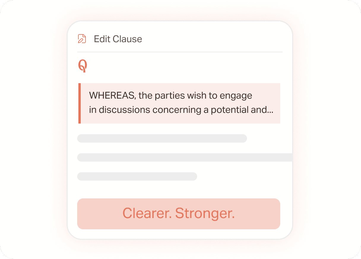 Edit Any Clause